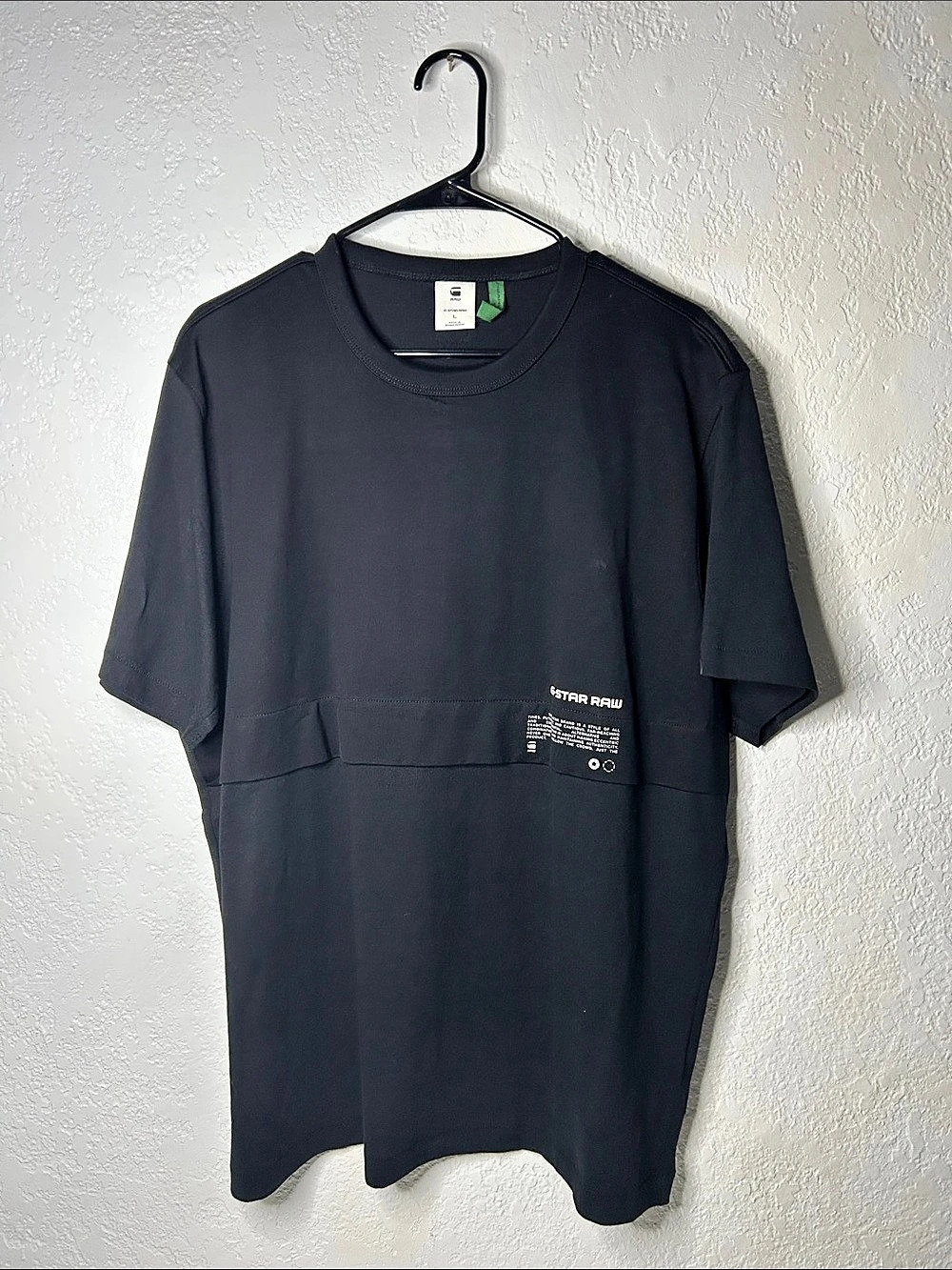 G-Star RAW G-STAR RAW Short Sleeve Tee in Black Size Large Like New
